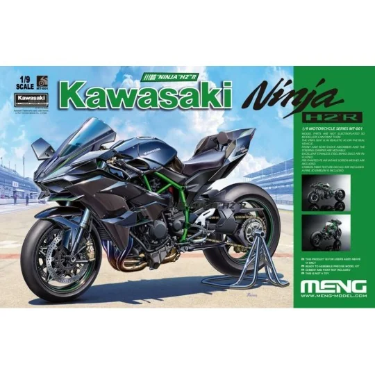 Kawasaki Ninja H2R, 1/9 - MENG-Model MT-001 Kawasaki Ninja H2R, 1/9 - MENG-Model MT-001