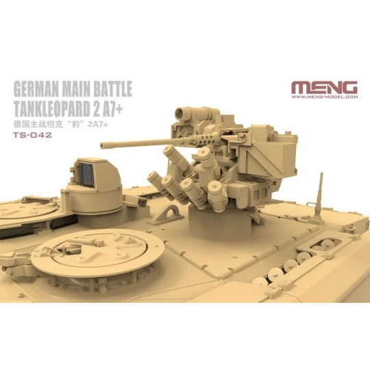 German Main Battle Tank Leopard 2A7+, 1/35 - MENG-Model TS-042 German Main Battle Tank Leopard 2A7+, 1/35 - MENG-Model TS-042