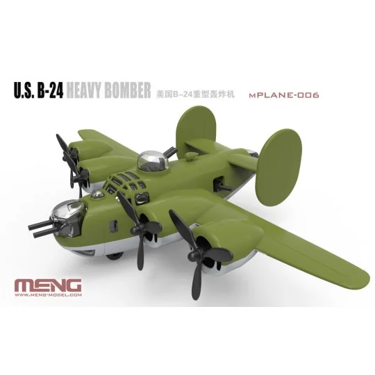 U.S. B-24 Heavy Bomber (Cartoon Model) - MENG-Model mPLANE-006 U.S. B-24 Heavy Bomber (Cartoon Model) - MENG-Model mPLANE-006