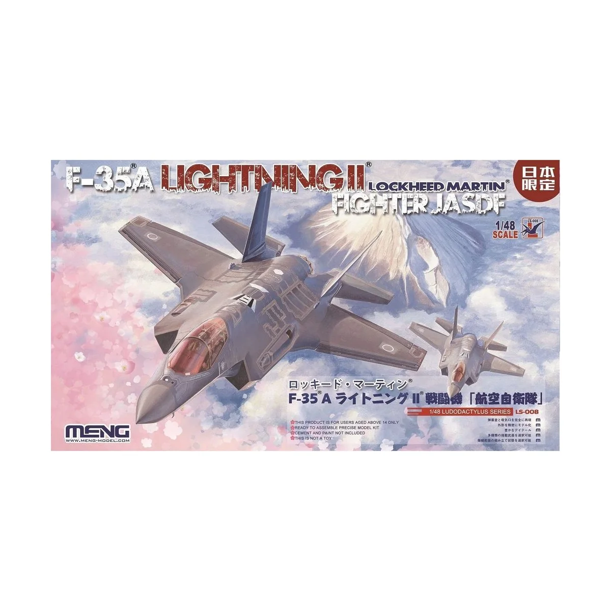 Lockheed Martin F-35A Lightning II Fight JASDF,Achtung-Anleitung nu...