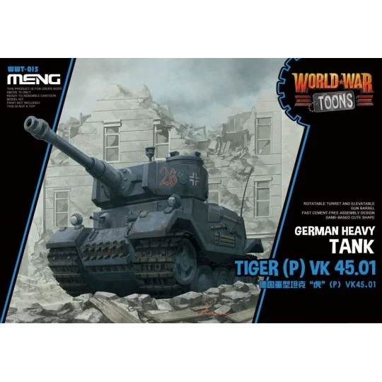 German Heavy Tank Tiger (P) (Cartoon Mod - MENG-Model WWT-015