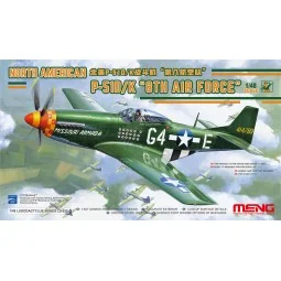 North American P-51D/K "8th Air Force, 1/48 - MENG-Model LS-010