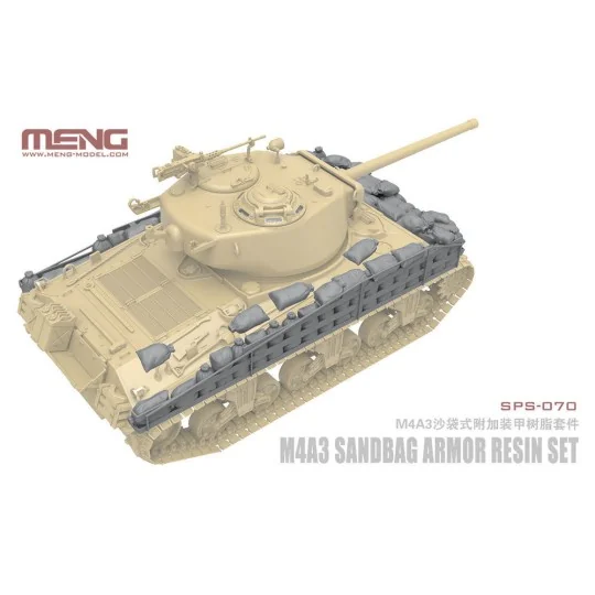 M4A3 Sandbag Armor Set (Resin), 1/35 - MENG-Model SPS-070