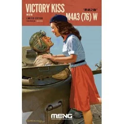 Victory Kiss M4A3 (76) W Limited Edition, 1/35 - MENG-Model ES-006