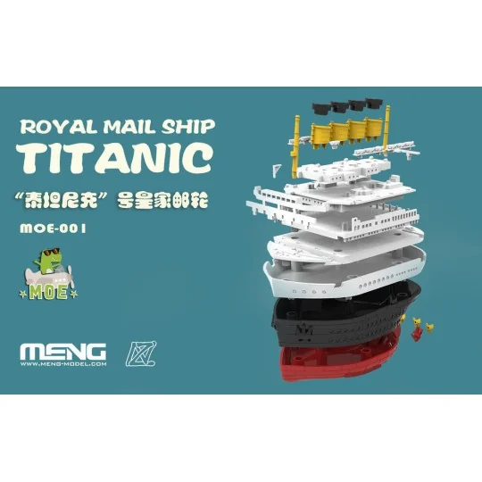 Royal Mail Ship Titanic (CARTOON MODEL) - MENG-Model MOE-001