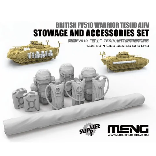 British FV510 Warrior TES(H) AIFV Stowage And Accessories Set (RESI... British FV510 Warrior TES(H) AIFV Stowage And Accessories Set (RESI...