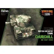 British Infantry Tank Churchill (CARTOON MODEL) - MENG-Model WWT-017