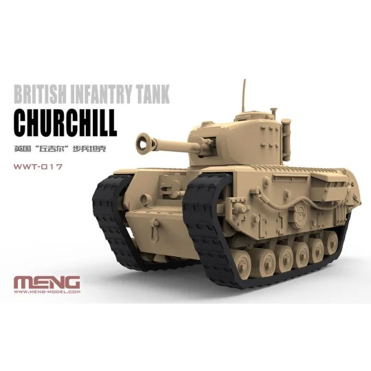 British Infantry Tank Churchill (CARTOON MODEL) - MENG-Model WWT-017