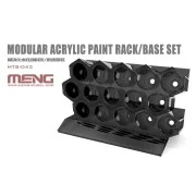 Modular Acrylic Paint Rack/Base Set - MENG-Model MTS-043