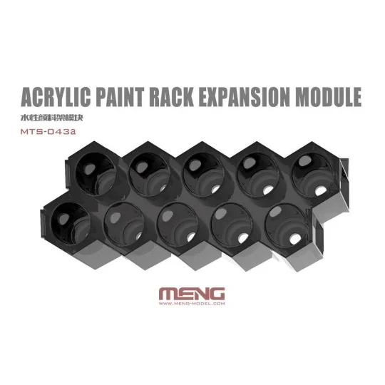 Acrylic Paint Rack Expansion Module - MENG-Model MTS-043a