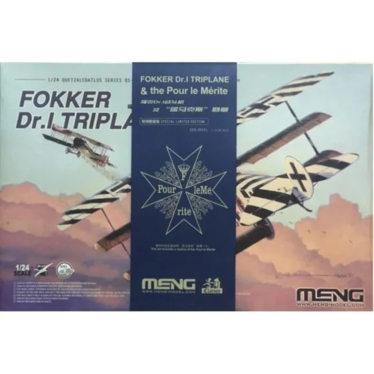 Fokker Dr.I Triplane&Blue Max Medal(Lim.Edit,inc.one colle-class re...