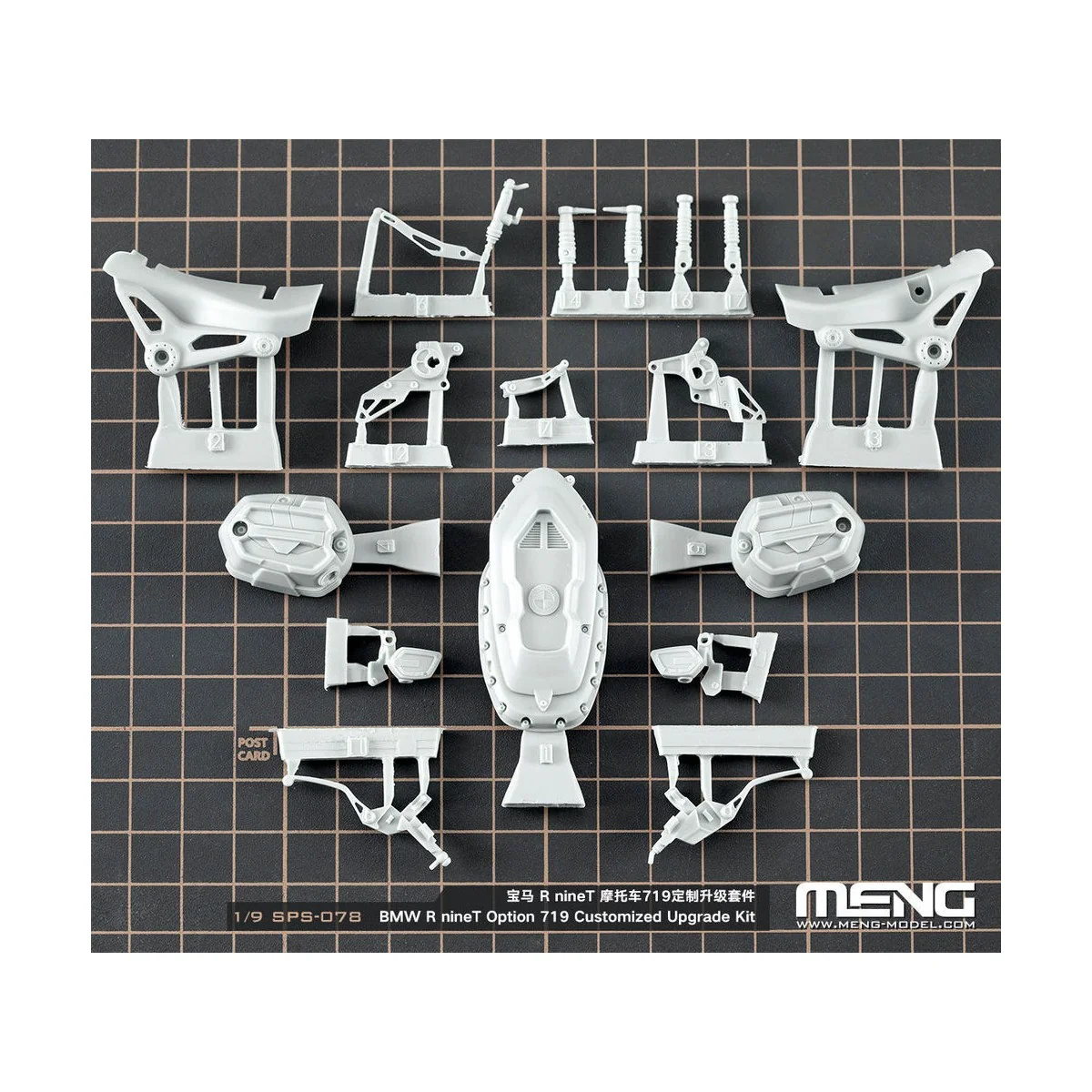 BMW R nineT Option 719 Customized Upgrade Kit (Resin) - MENG-Model ...