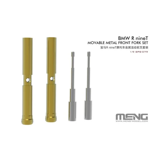 BMW R nineT Movable Metal Front Fork Set, 1/9 - MENG-Model SPS-079