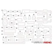 PLA Navy Shandong Paint Masks (For PS-006), 1/700 - MENG-Model SPS-082