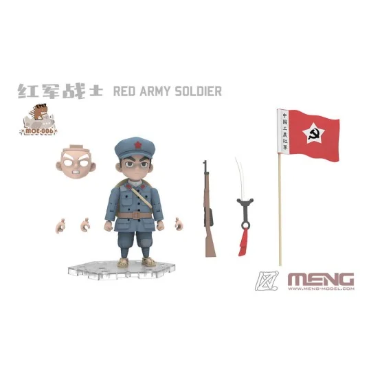 Red Army Soldier (CARTOON FIGURE MODEL) - MENG-Model MOE-006
