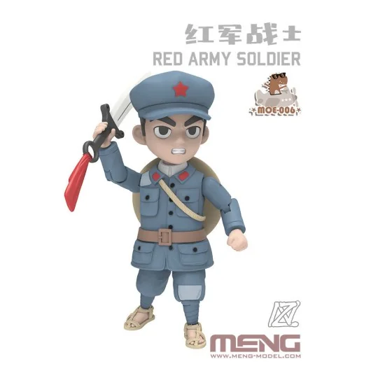 Red Army Soldier (CARTOON FIGURE MODEL) - MENG-Model MOE-006