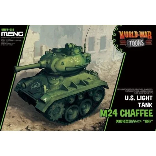 U.S. Light Tank M24 Chaffee (CARTOON MODEL) - MENG-Model WWT-018 U.S. Light Tank M24 Chaffee (CARTOON MODEL) - MENG-Model WWT-018