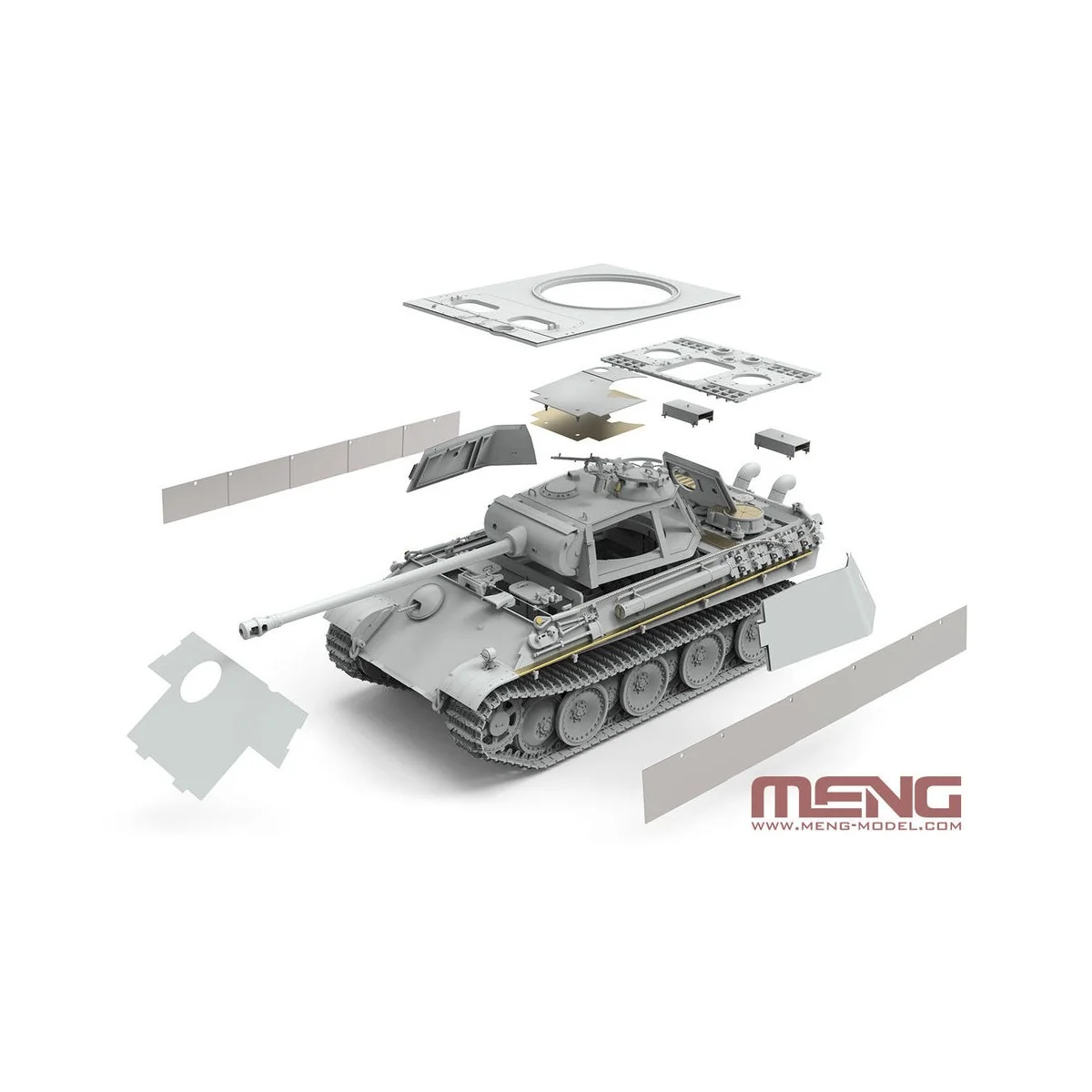 German Medium Tank Sd.Kfz.171 Panther Ausf.G Early/Ausf.G w. Air De...