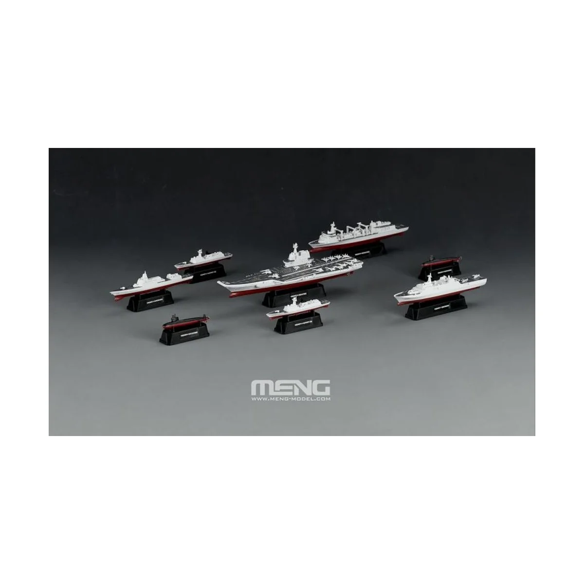 Chinese Fleet Set 1 (incl. 6 blind boxes), 1/2000 - MENG-Model MH-001