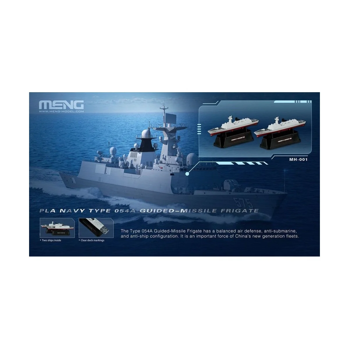Chinese Fleet Set 1 (incl. 6 blind boxes), 1/2000 - MENG-Model MH-001
