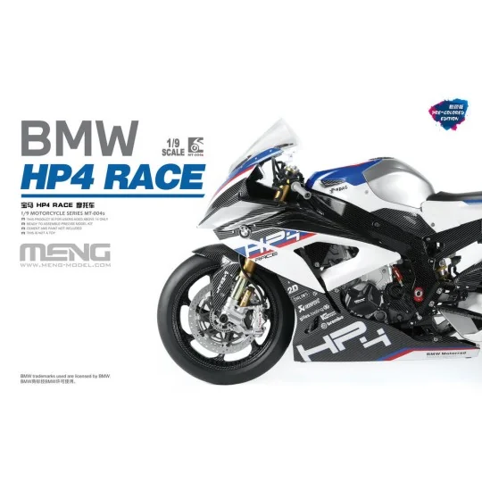 BMW HP4 RACE (Pre-colored Edition), 1/9 - MENG-Model MT-004s