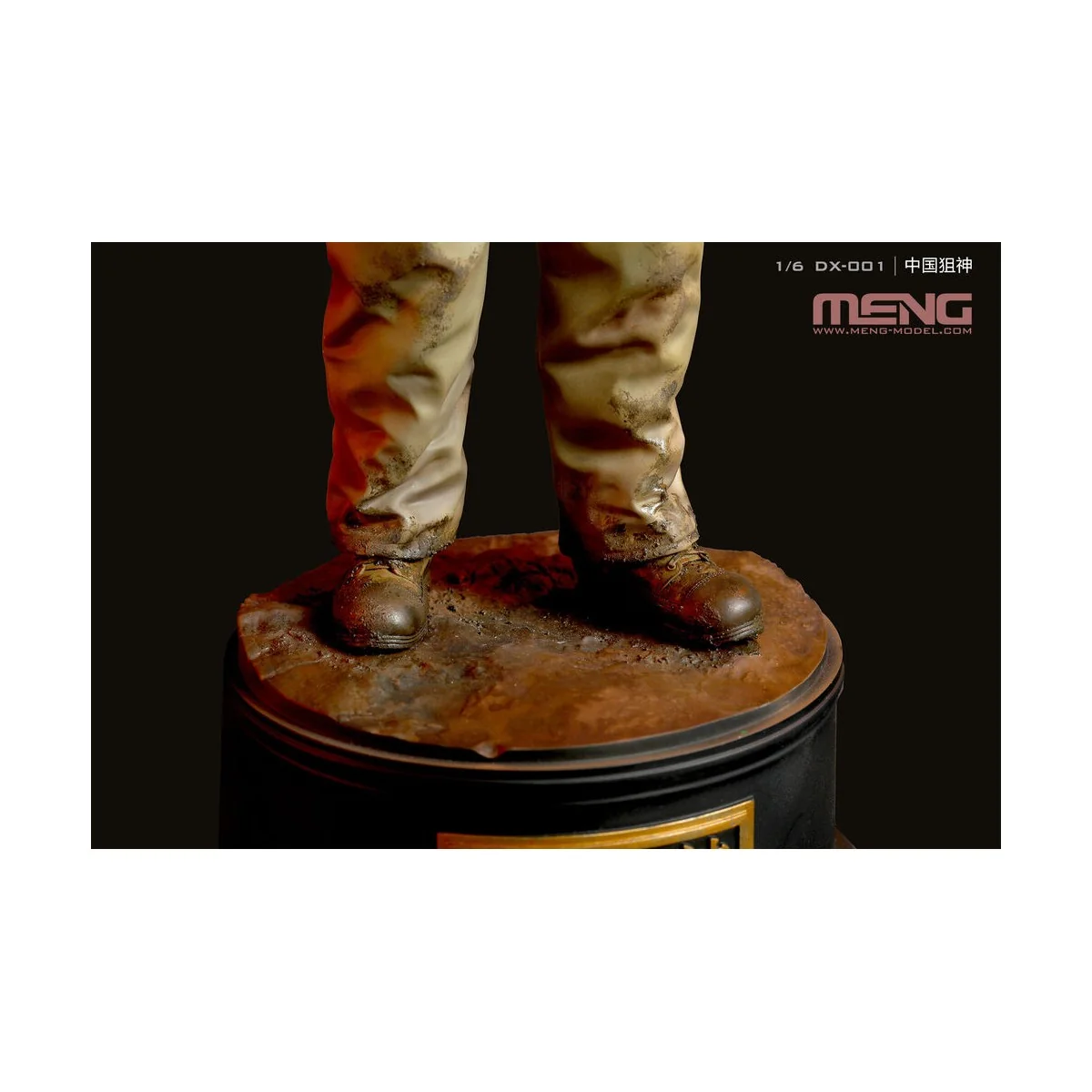 Chinese Sniper Ace (Painted figure, incl. base), 1/6 - MENG-Model D...