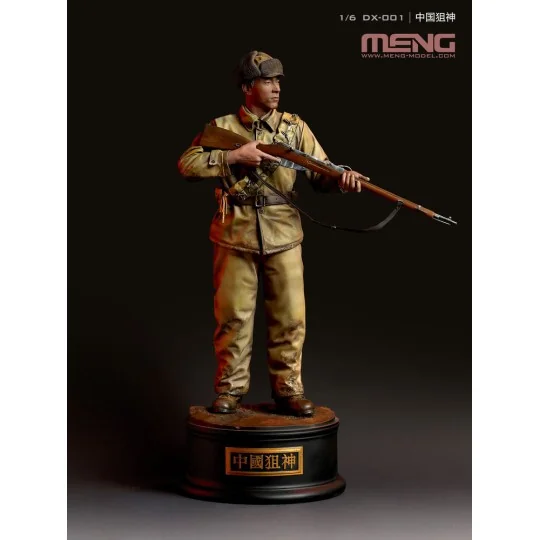 Chinese Sniper Ace (Painted figure, incl. base), 1/6 - MENG-Model D...