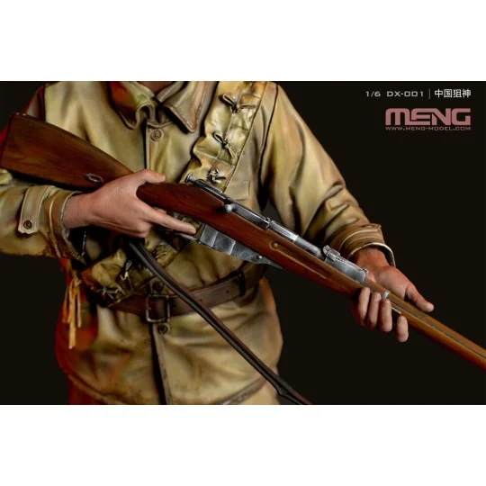 Chinese Sniper Ace (Painted figure, incl. base), 1/6 - MENG-Model D...