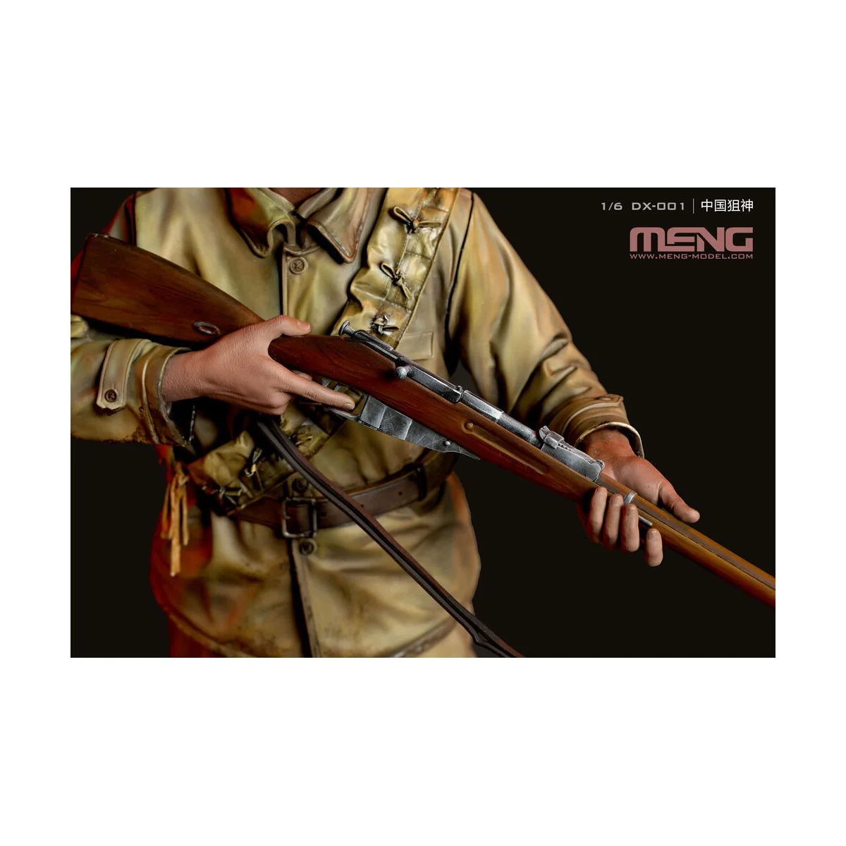 Chinese Sniper Ace (Painted figure, incl. base), 1/6 - MENG-Model D...