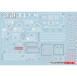 PLA Navy Hainan Marking Decals (For PS-007) - MENG-Model SPS-088