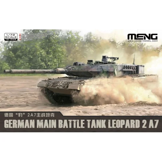 German Main Battle Tank Leopard 2 A7, 1/72 - MENG-Model 72-002