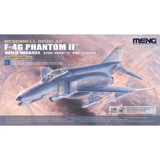 McDonnell Douglas F-4G Phantom II Wild Weasel, 1/48 - MENG-Model LS...