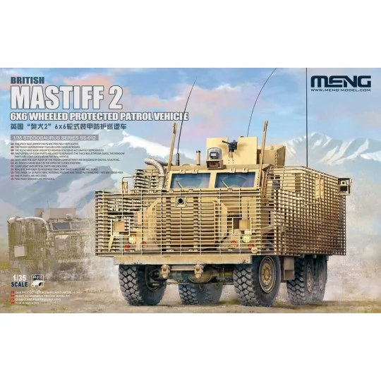 British Mastiff 2 6X6 Wheeled Protected Patrol Vehicle, 1/35 - MENG...