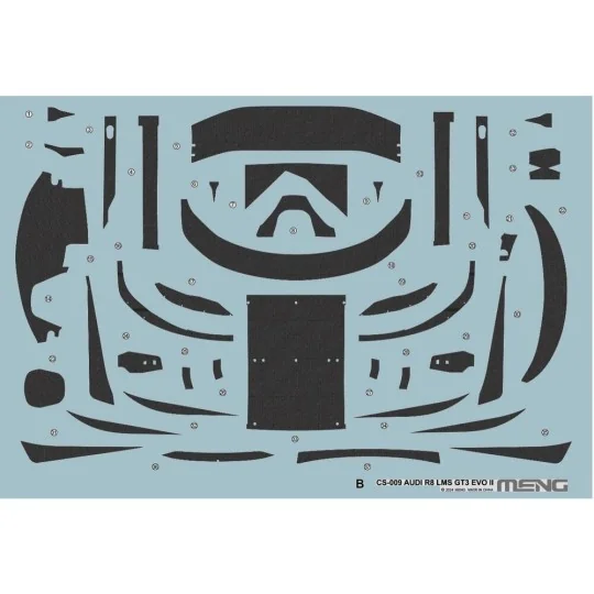 AUDI R8 LMS GT3 EVO II, 1/24 - MENG-Model CS-009