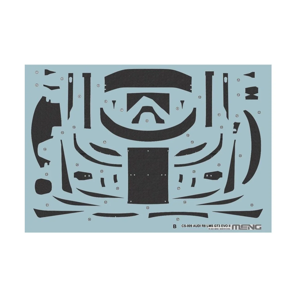 AUDI R8 LMS GT3 EVO II - MENG-Model CS-009