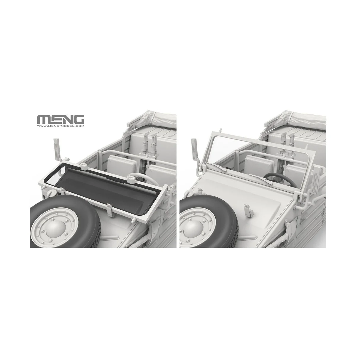 1/35 German Pkw.K1 Kübelwagen Type 82 (North Africa), 1/35 - MENG-M...