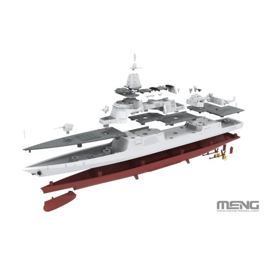 Chinese Type-055 Guided-Missile Destroyer, 1/700 - MENG-Model PS-009