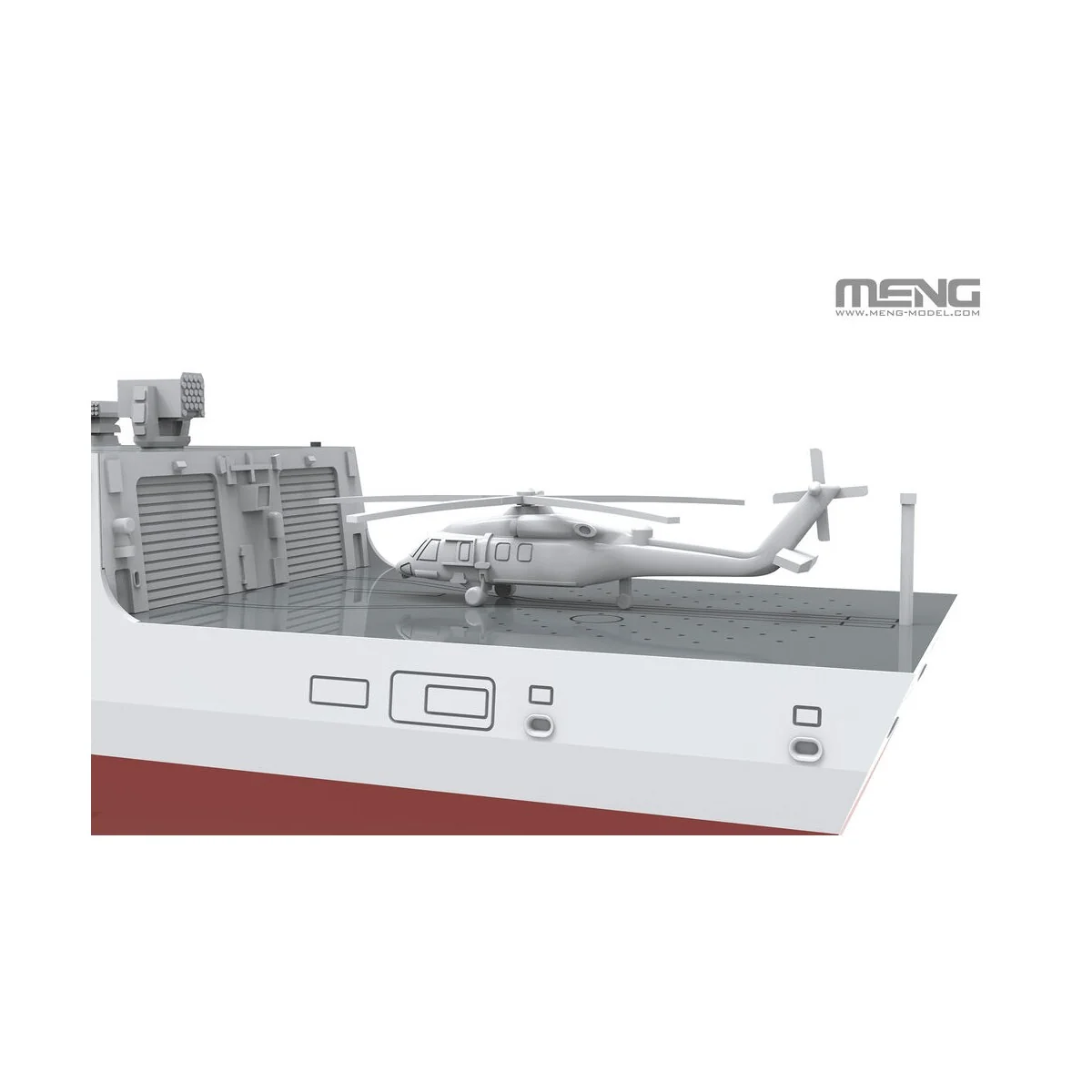 Chinese Type-055 Guided-Missile Destroyer, 1/700 - MENG-Model PS-009