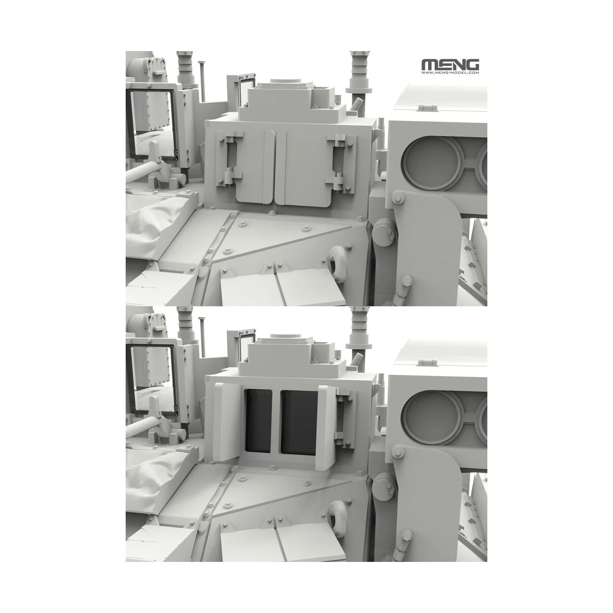 U.S. Infantry Fighting Vehicle M2A3 Bradley w/BUSK III, 1/72 - MENG...