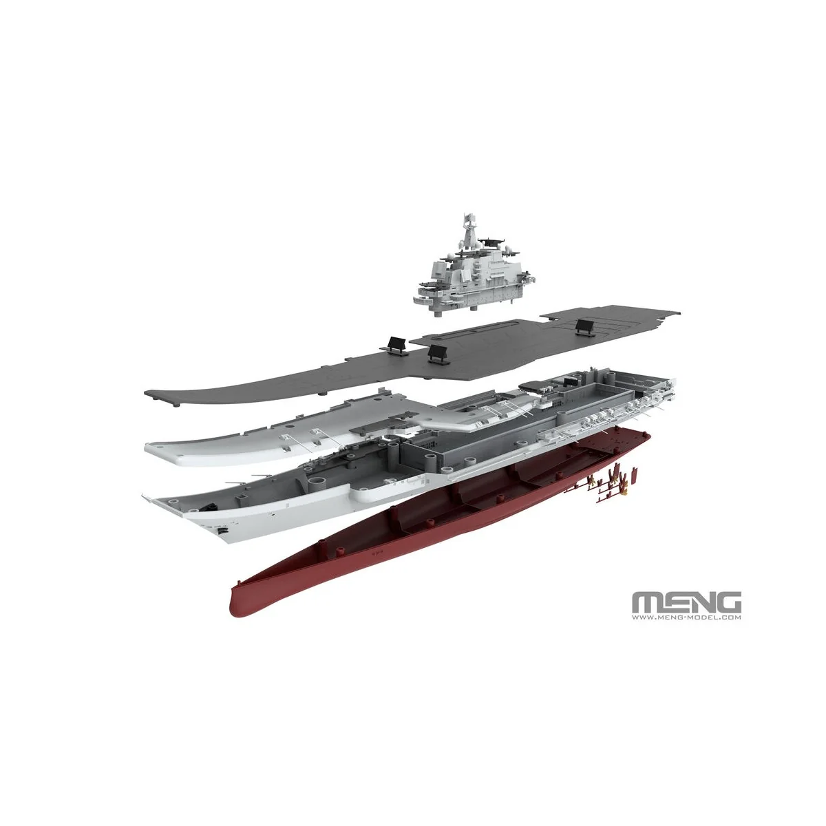 Aircraft Carrier Liaoning, 1/700 - MENG-Model PS-010
