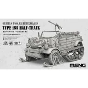 German Pkw.K1 Kübelwagen Type 155 Half-Track (incl. 3D printed trac...