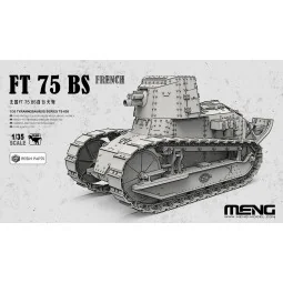 French FT 75 BS (incl. resin parts), 1/35 - MENG-Model TS-059