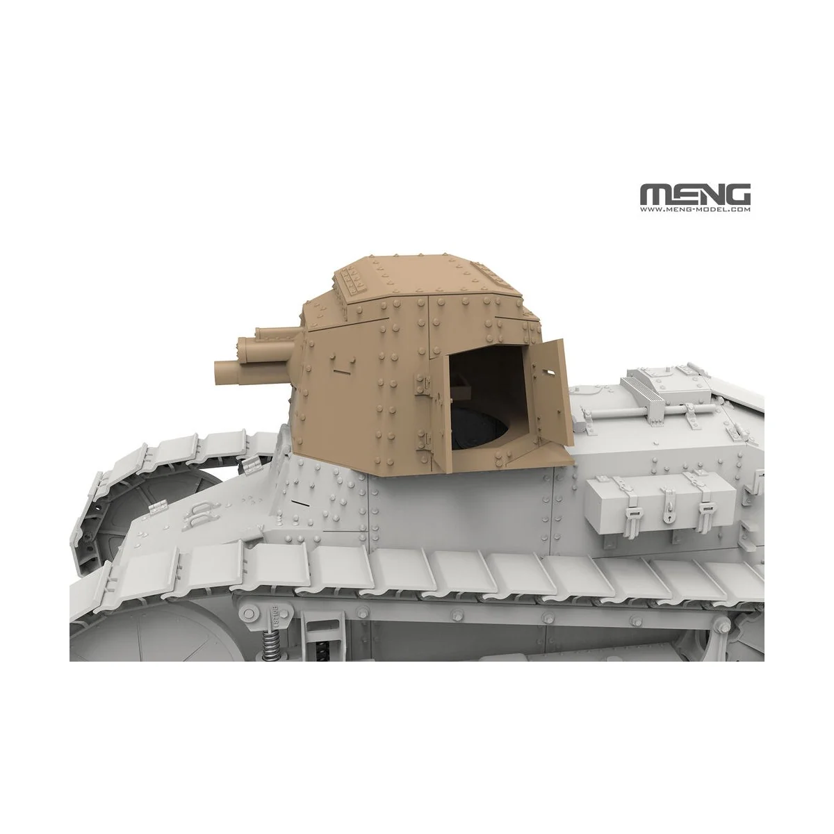 French FT 75 BS (incl. resin parts), 1/35 - MENG-Model TS-059