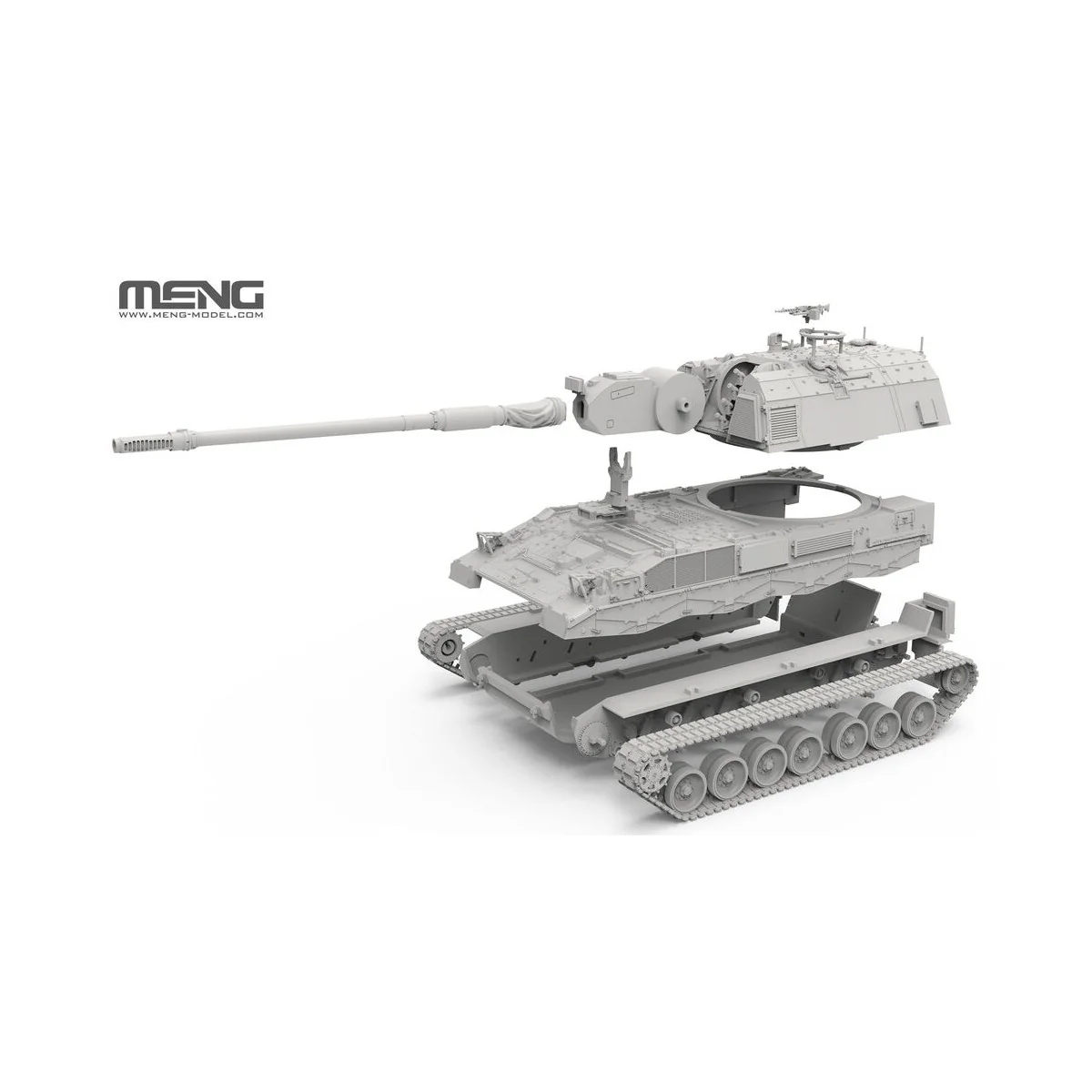German Panzerhaubitze 2000 Self-Propelled Howitzer, 1/72 - MENG-Mod...
