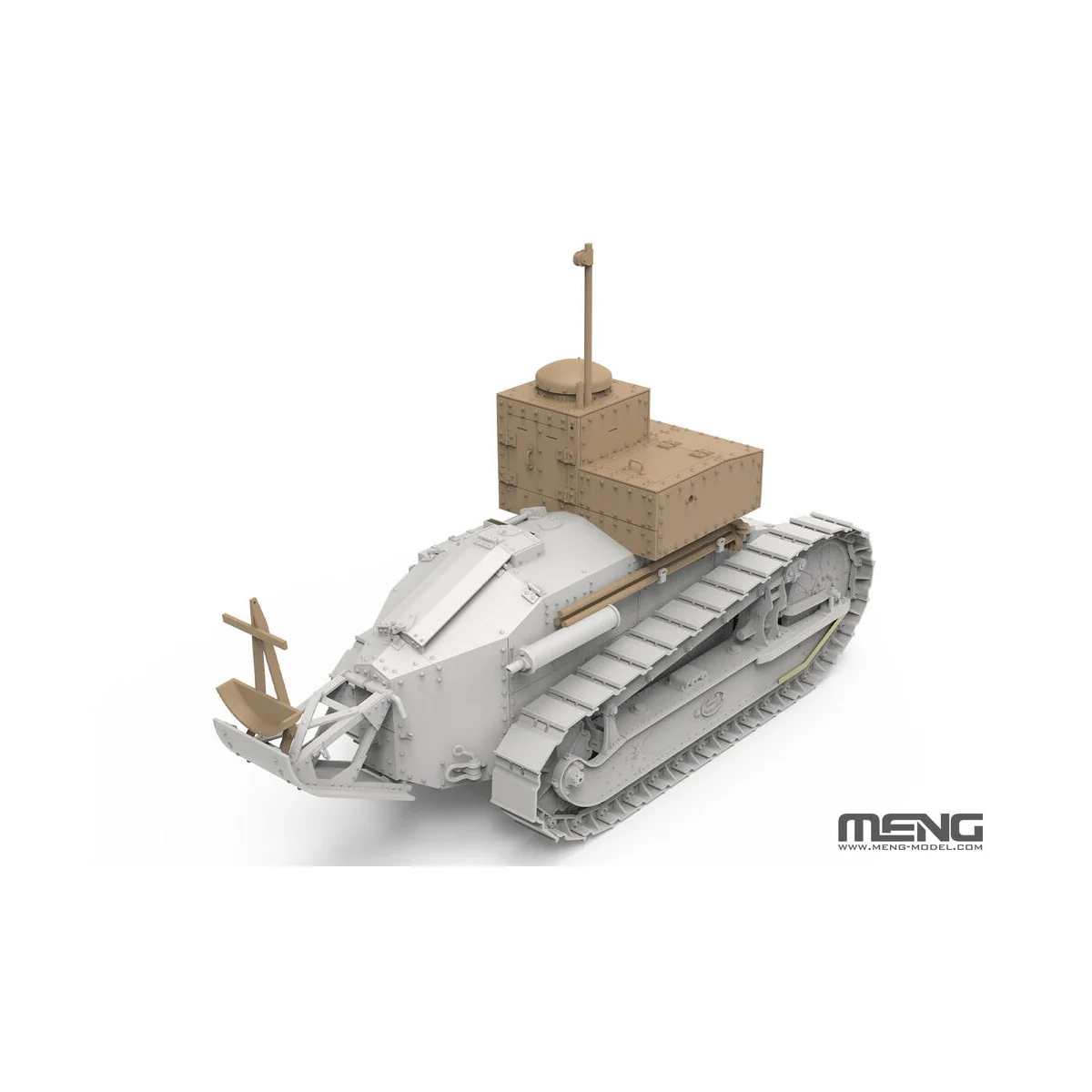 French FT T.S.F Radio Version (incl. resin parts), 1/35 - MENG-Mode...