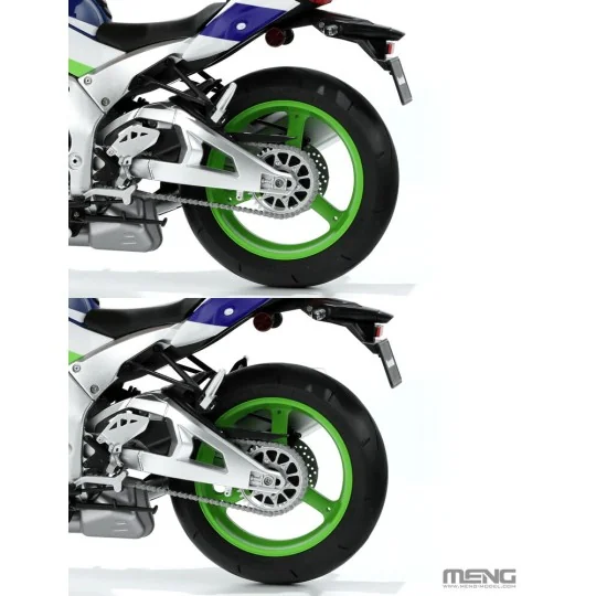 Kawasaki ZX-10R (Pre-colored Edition), 1/9 - MENG-Model MT-007s