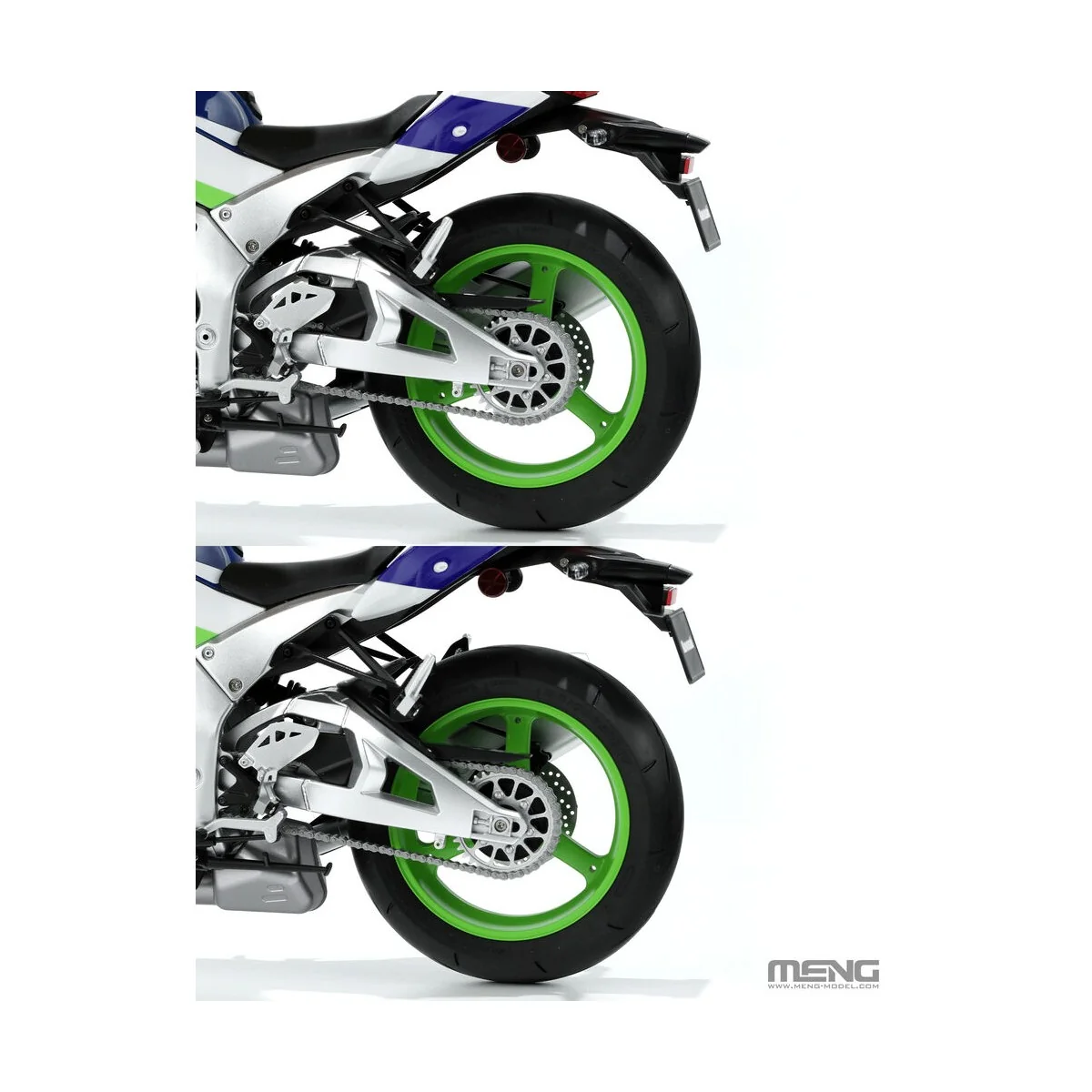 Kawasaki ZX-10R (Pre-colored Edition), 1/9 - MENG-Model MT-007s