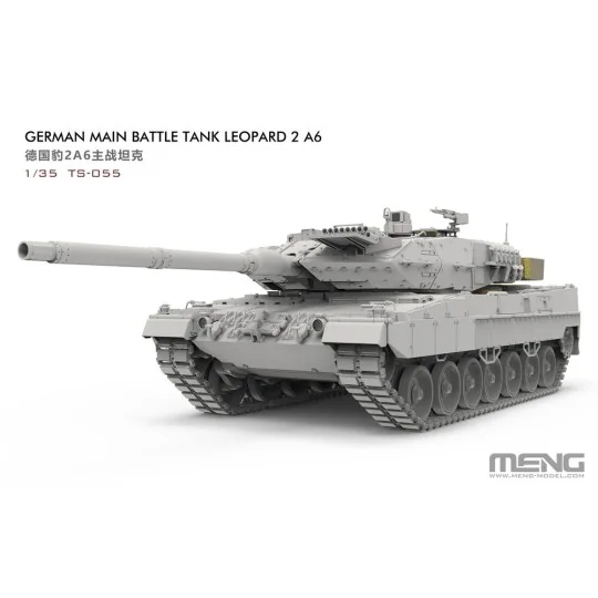 German Main Battle Tank Leopard 2A6, 1/35 - MENG-Model TS-055 German Main Battle Tank Leopard 2A6, 1/35 - MENG-Model TS-055