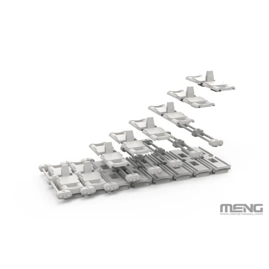 German Main Battle Tank Leopard 2A6 - MENG-Model TS-055