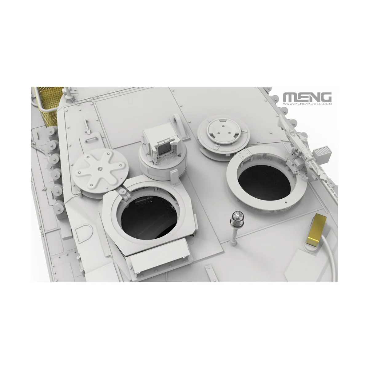 German Main Battle Tank Leopard 2A6 - MENG-Model TS-055